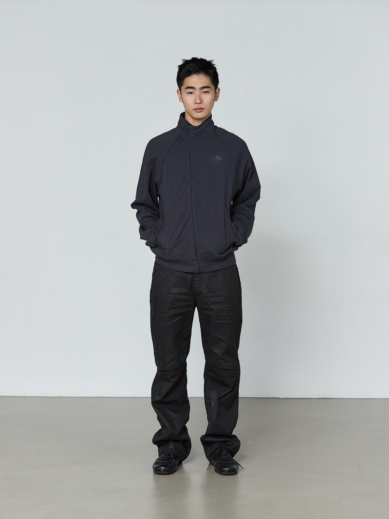 San San Gear - Coated Pants (Black) product image 2 | TRAB K-Fashion Australia
