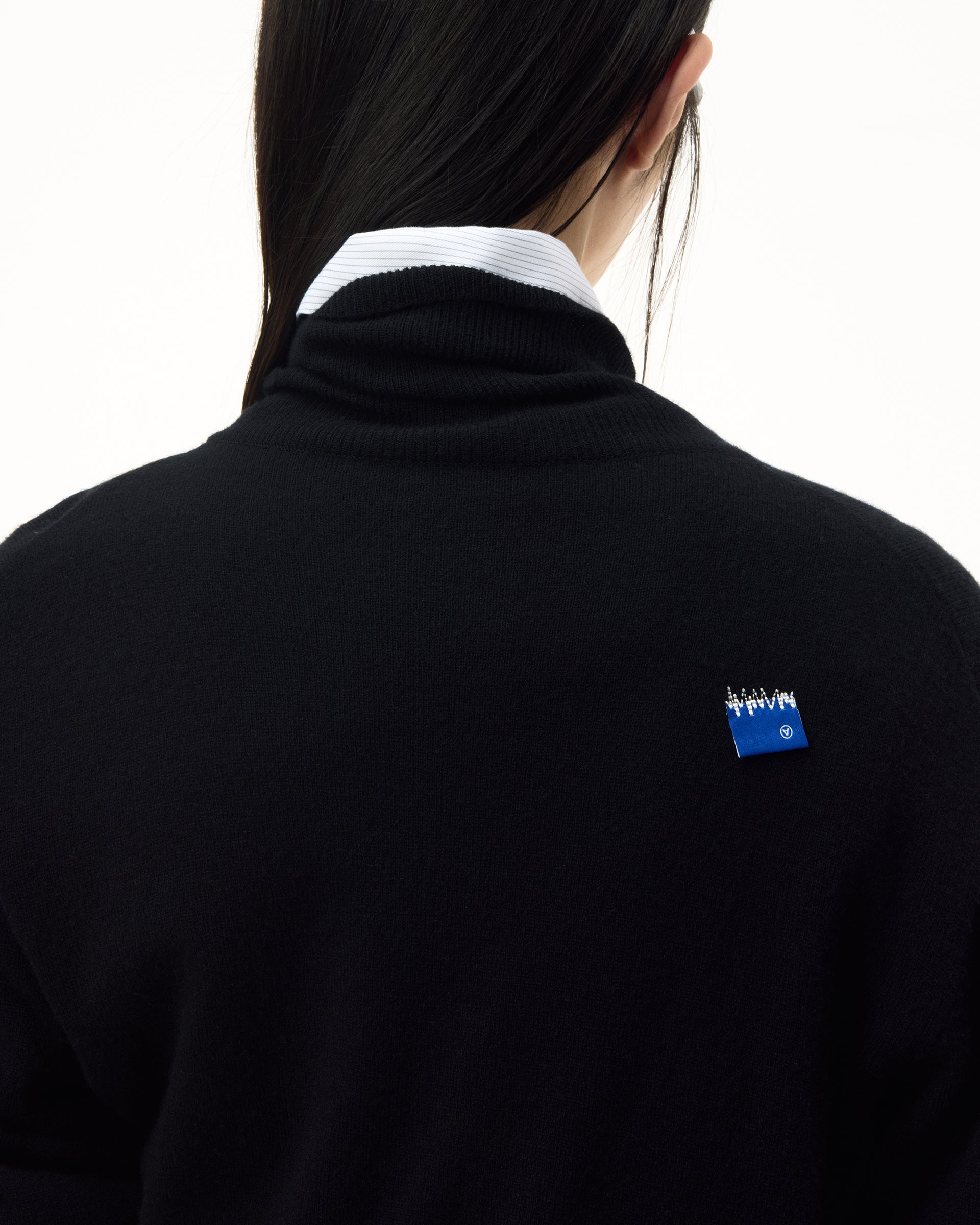 Ader Error - Sig; BL Tag turtleneck knit 01 (Noir) product image 7 | TRAB K-Fashion Australia