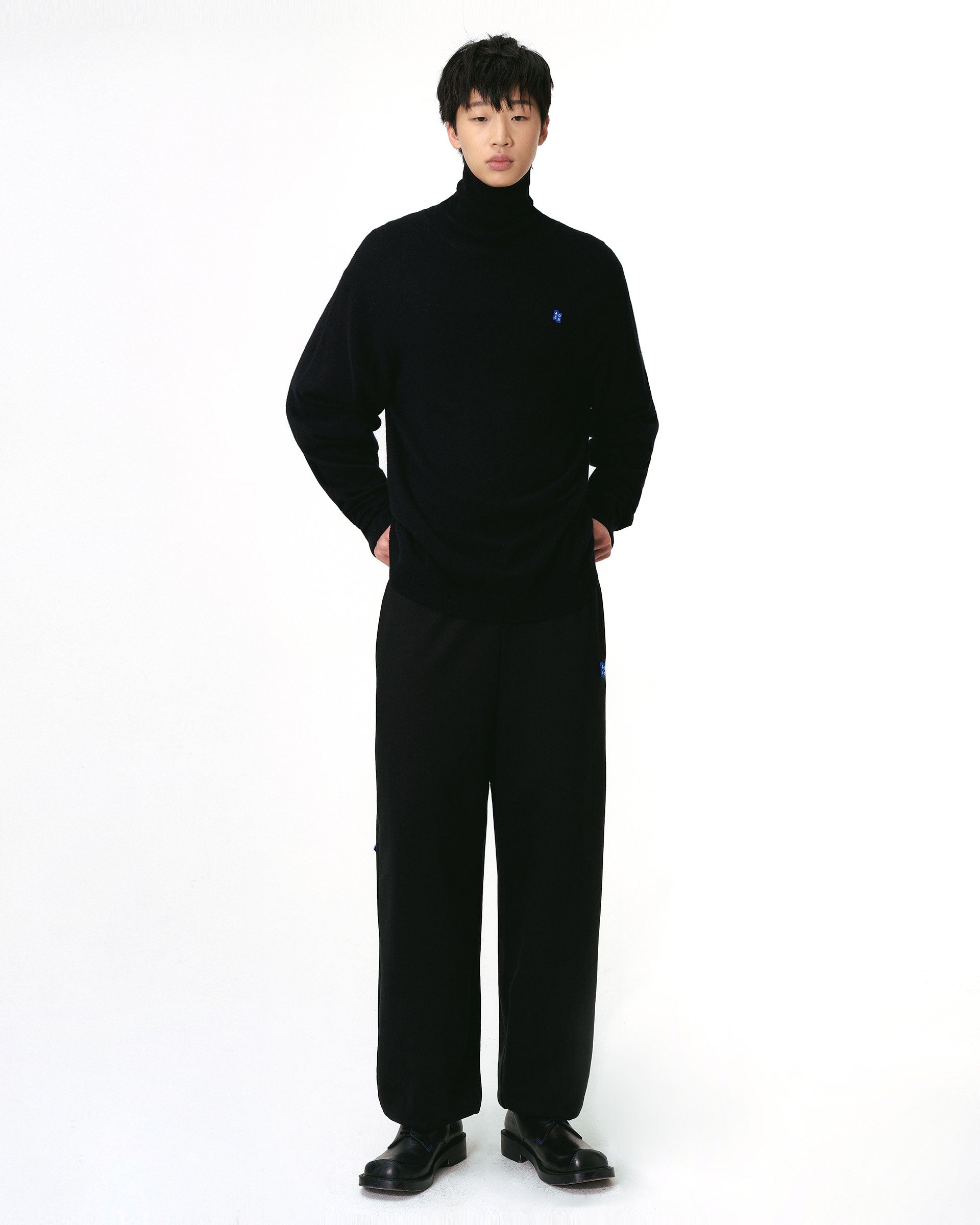 Ader Error - Sig; BL Tag turtleneck knit 01 (Noir) product image 3 | TRAB K-Fashion Australia