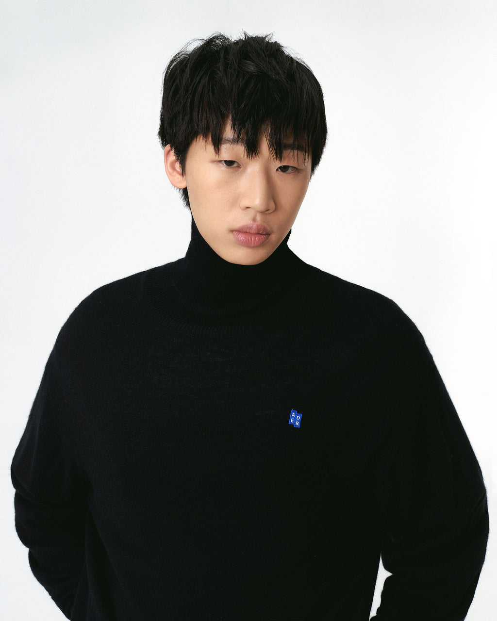 Ader Error - Sig; BL Tag turtleneck knit 01 (Noir) product image 13 | TRAB K-Fashion Australia