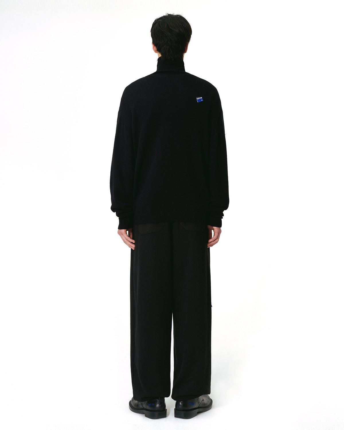 Ader Error - Sig; BL Tag turtleneck knit 01 (Noir) product image 6 | TRAB K-Fashion Australia
