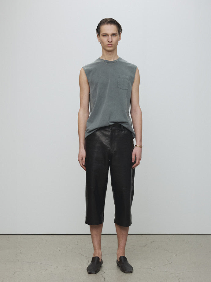 Tonywack - Garment-Dyed Patch Pocket Sleeveless (Faded Carbon) product image 2 | TRAB K-Fashion Australia