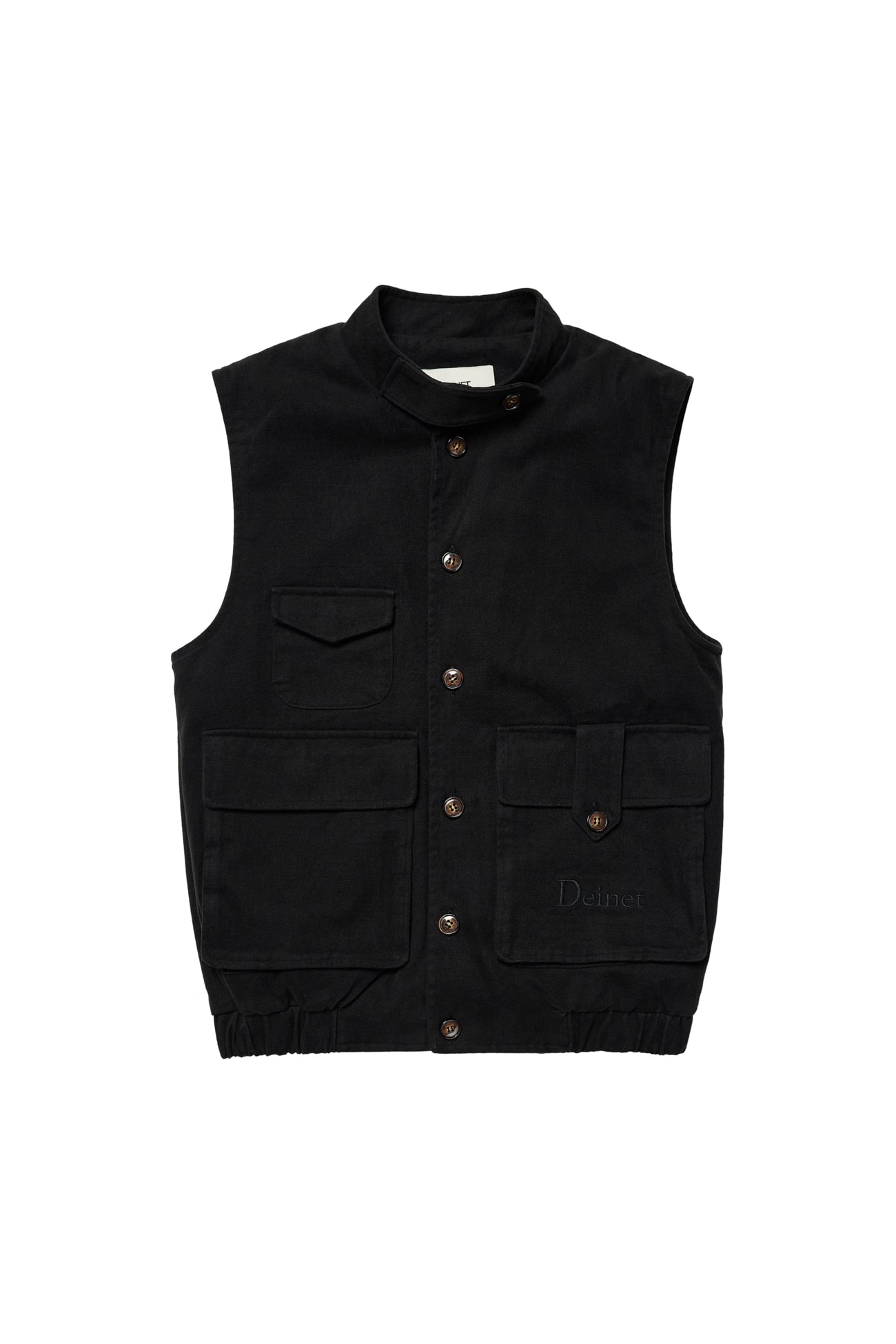 Deinet - Deinet Multi Pocket Cotton Vest (Black) product image 10 | TRAB K-Fashion Australia