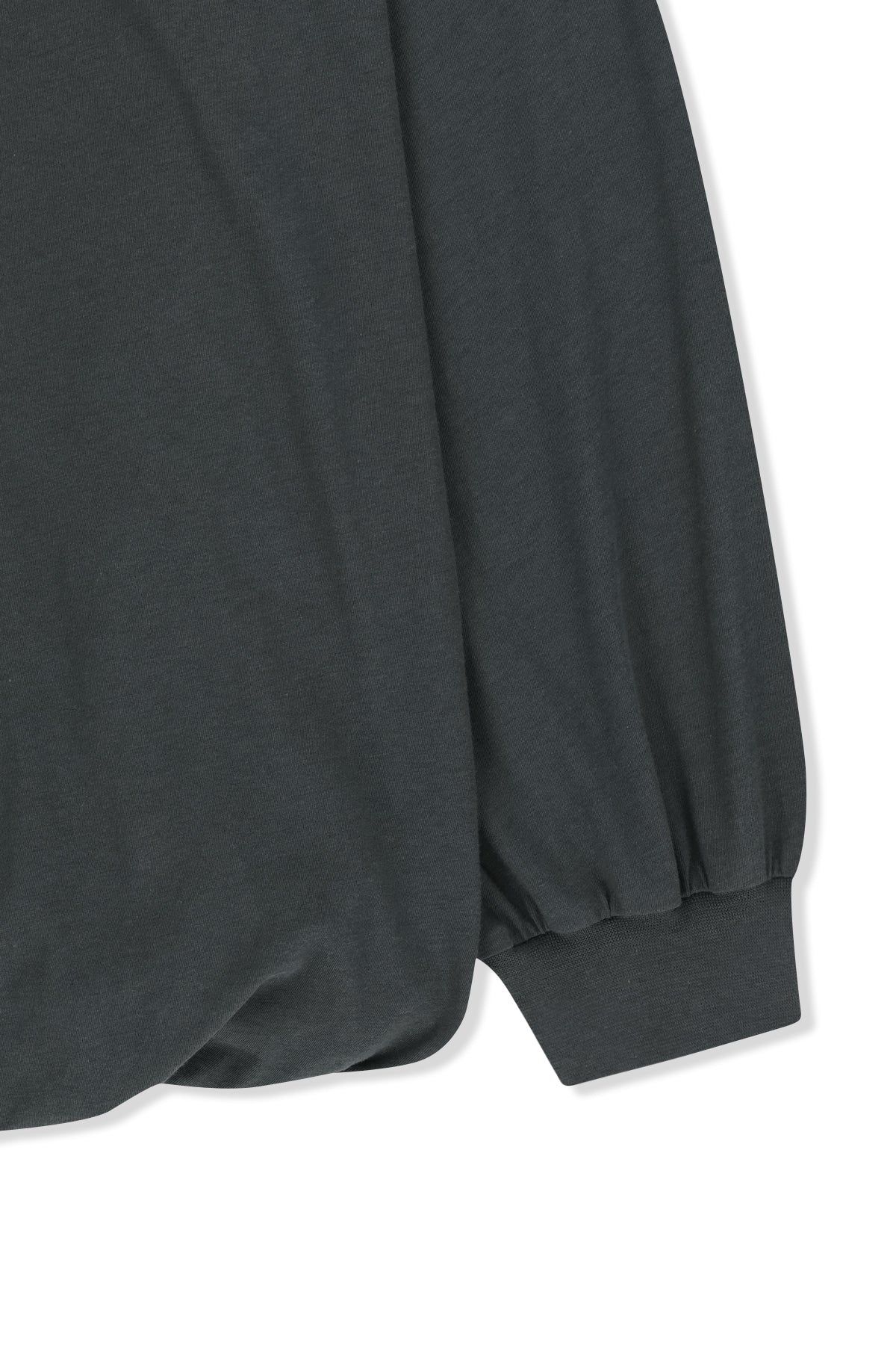 Matin Kim - Blouson Hem Overfit Top (Charcoal) product image 4 | TRAB K-Fashion Australia