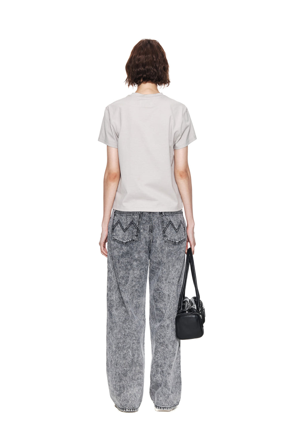 Matin Kim - Rivet Point Denim Pants (Black) product image 7 | TRAB K-Fashion Australia