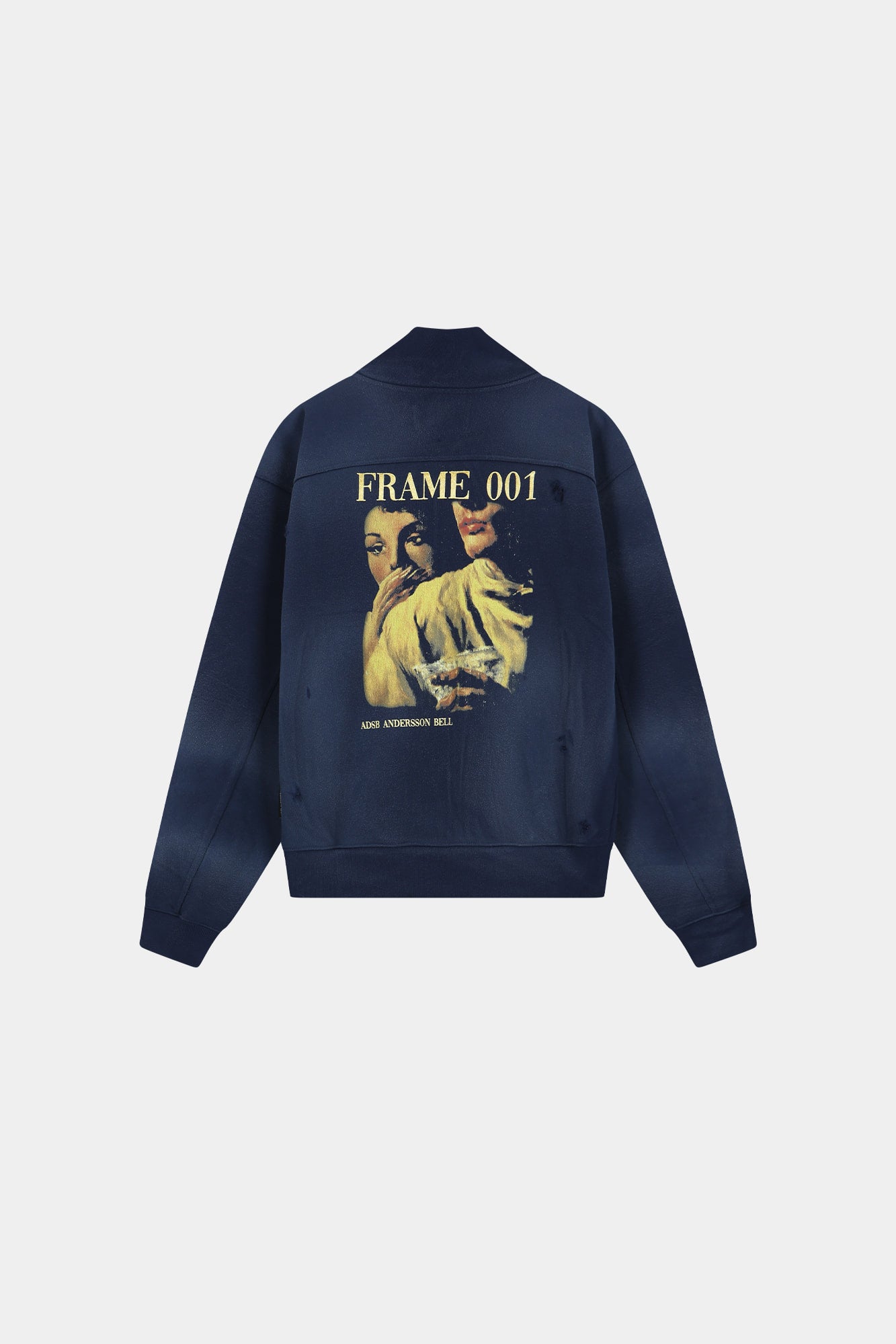 Andersson Bell - Frame 001 High-Neck Zip Up (navy) (Navy) product image 8 | TRAB K-Fashion Australia