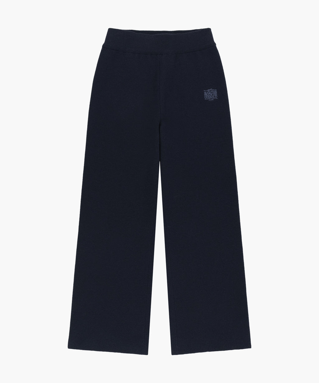 Marithe & Francois Girbaud - Ribbon Classic Logo Knit Pants (Navy) product image 5 | TRAB K-Fashion Australia