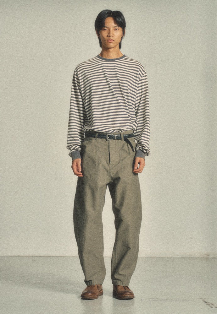 Art if acts - Back Satin M-35 Pants (Sage Green) product image 1 | TRAB K-Fashion Australia