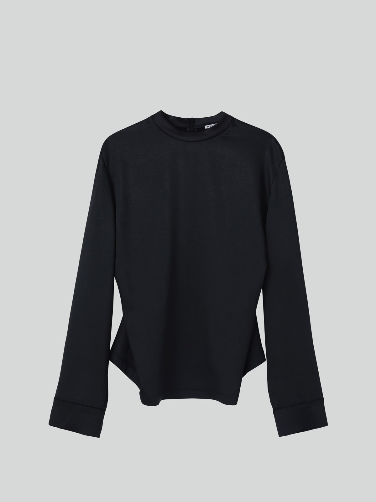 Recto - Open Back Scarf Satin Blouse (Black) product image 9 | TRAB K-Fashion Australia
