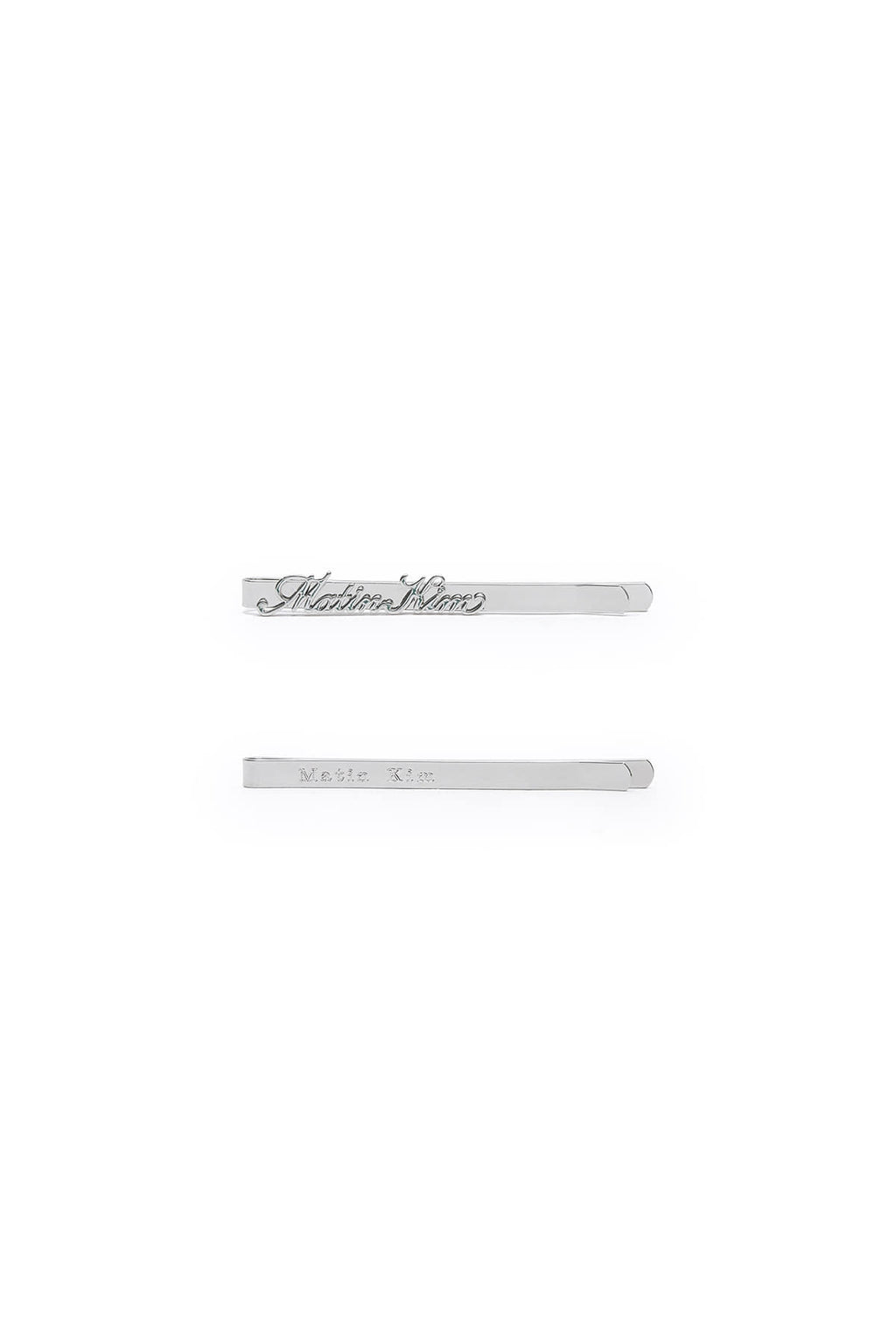 Matin Kim - Matin Logo Bobby Pin Set (Silver) product image 3 | TRAB K-Fashion Australia