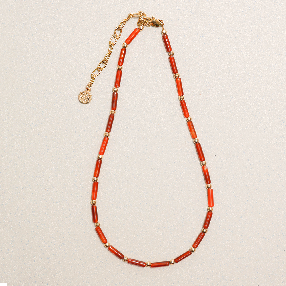 Towtow Archive - Garten Necklace (Brown) product image 1 | TRAB K-Fashion Australia