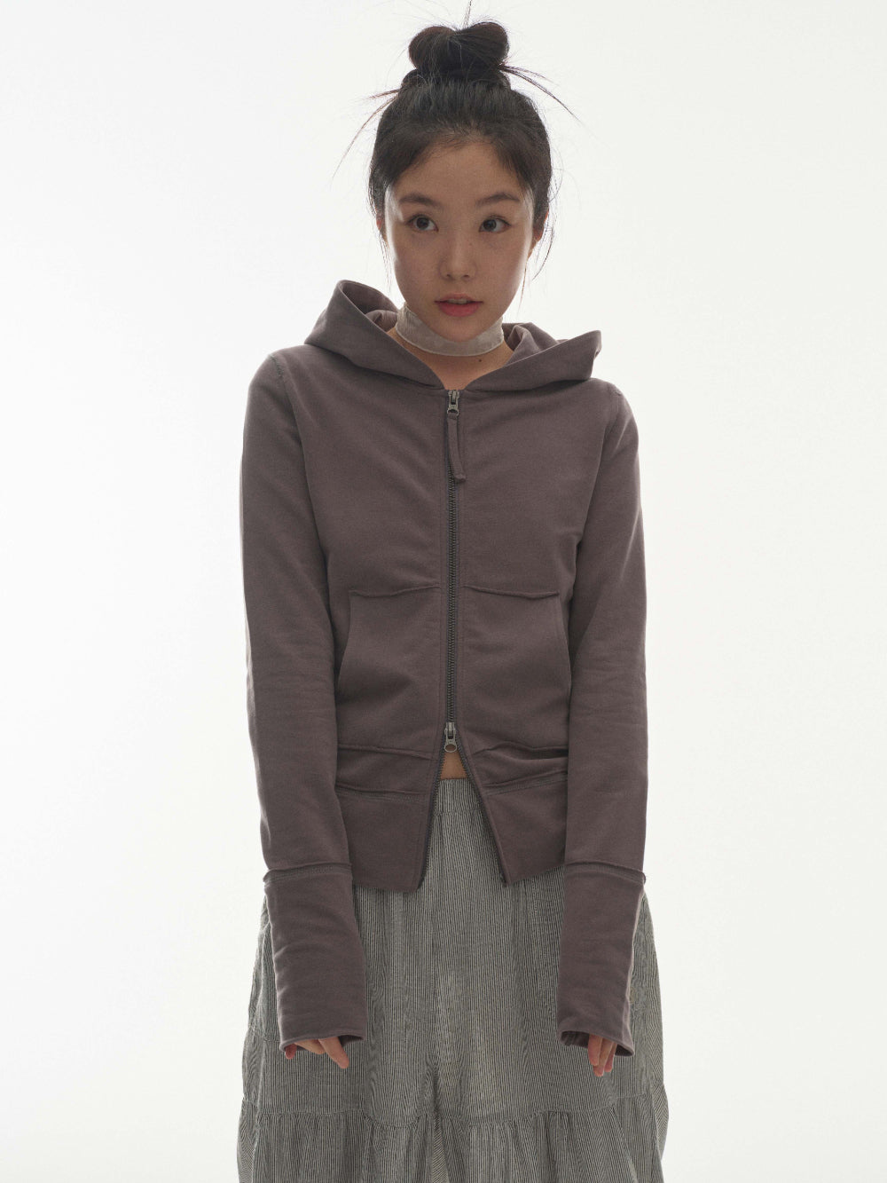 Coyseio - Shirring Rough Pants Stripe product image 3 | TRAB K-Fashion Australia