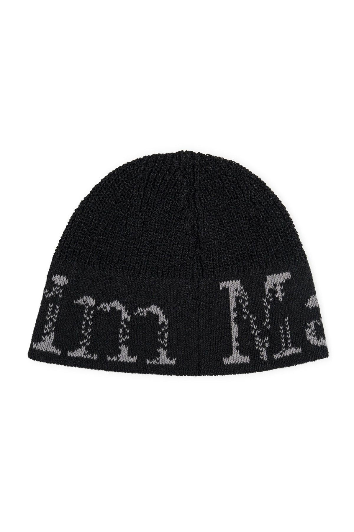 Matin Kim - Cracked Logo Light Bucket Beanie (Black) product image 2 | TRAB K-Fashion Australia