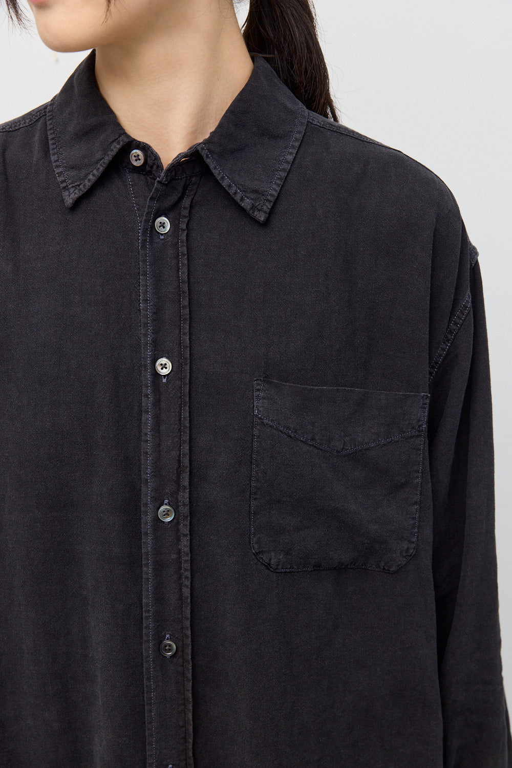 Hatchingroom - L.R Shirt (Faded Black) product image 7 | TRAB K-Fashion Australia