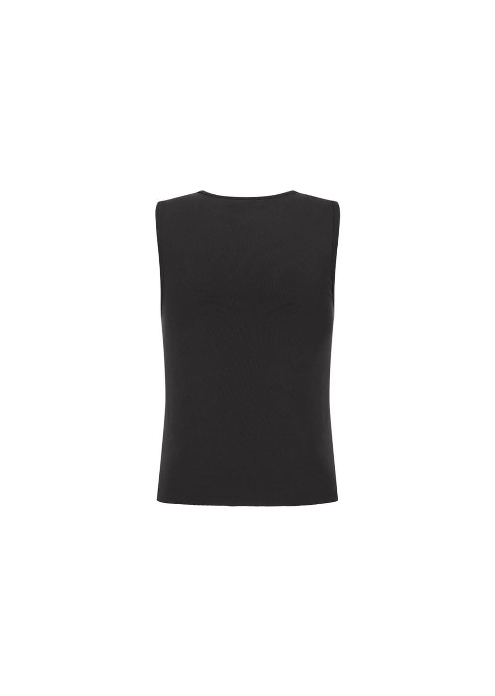 Amomento - Round Neck Sleeveless Top (Charcoal) product image 3 | TRAB K-Fashion Australia