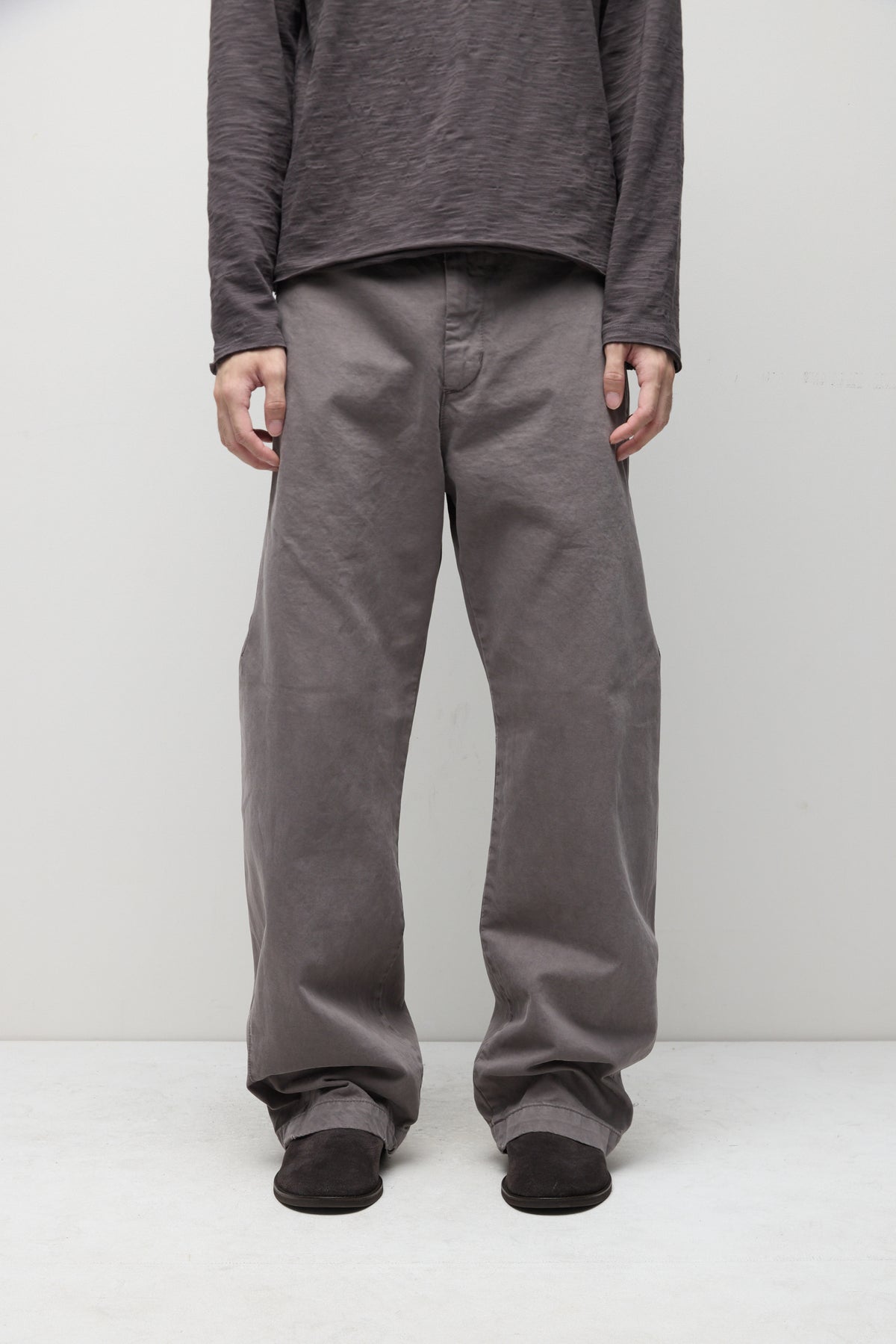 Hatchingroom - Shaped Trousers (Dyed Dusty Grey) product image 11 | TRAB K-Fashion Australia