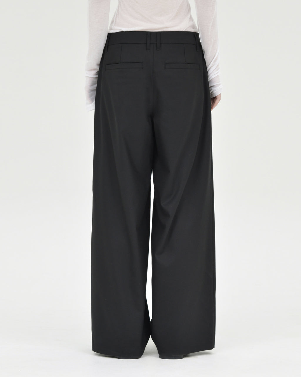 Brownyard - Wool Wide Pants (Black) product image 2 | TRAB K-Fashion Australia