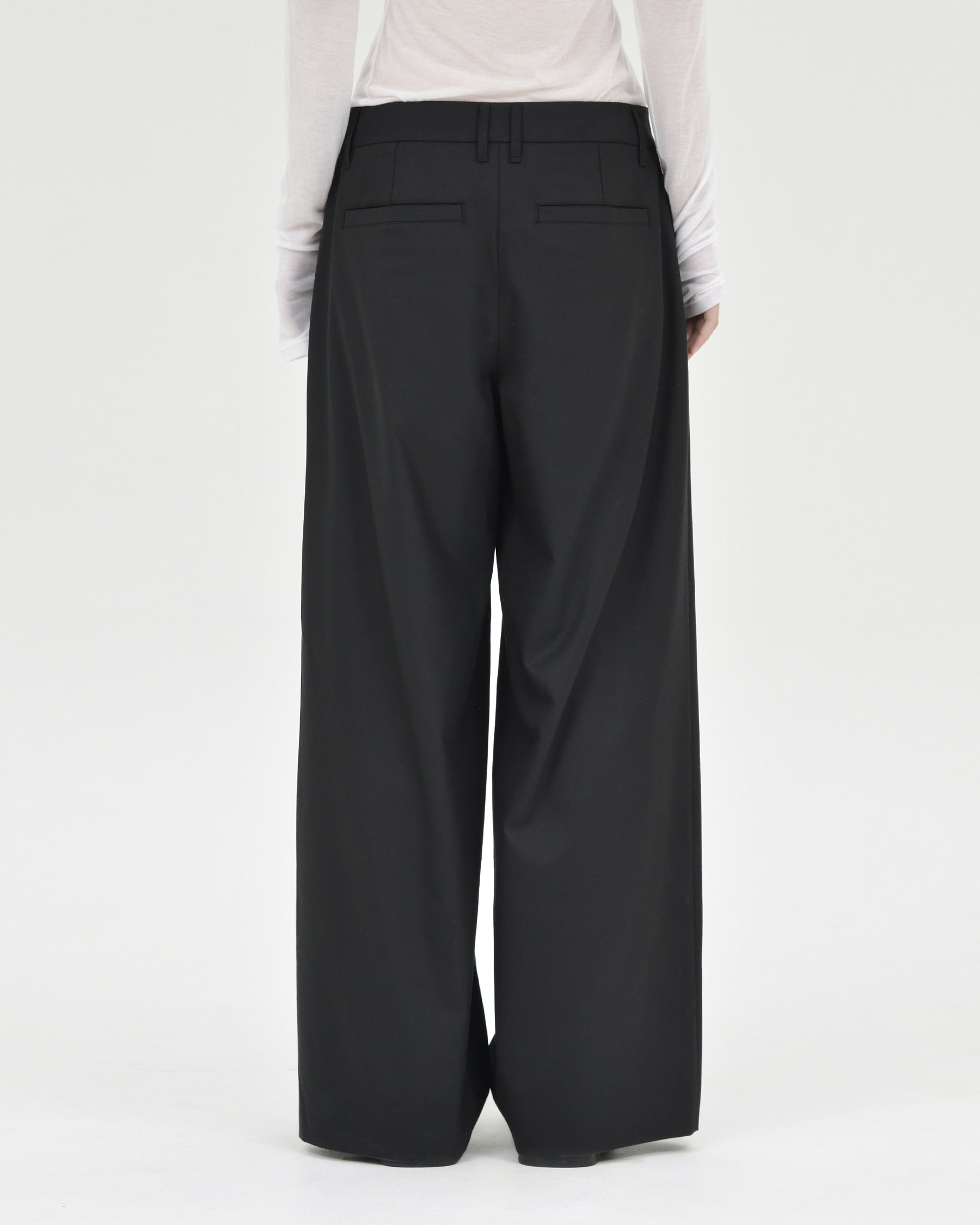 Brownyard - Wool Wide Pants (Black) product image 2 | TRAB K-Fashion Australia