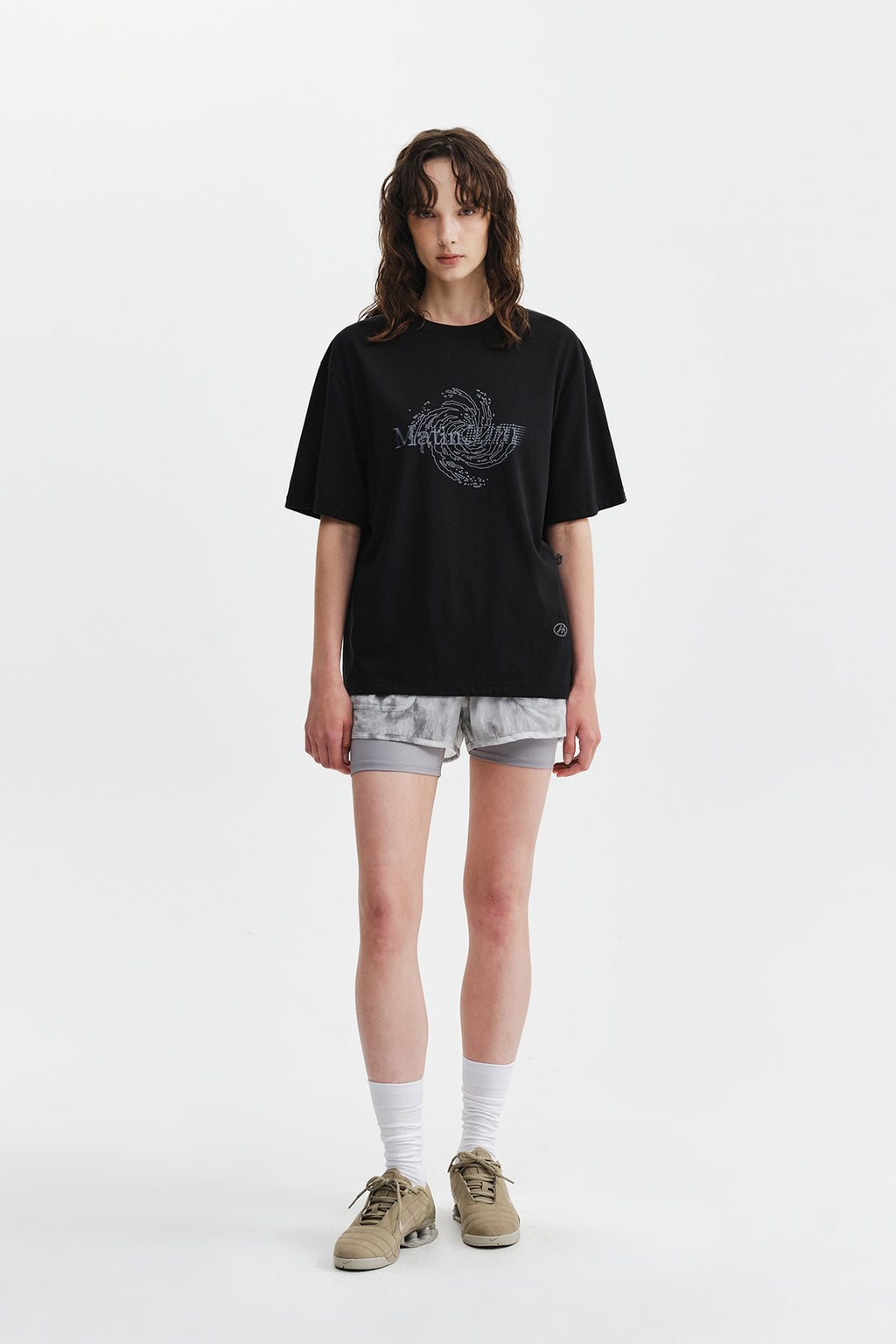 Matin Kim - Matin Pace Vortex Graffiti Top (Black) product image 10 | TRAB K-Fashion Australia