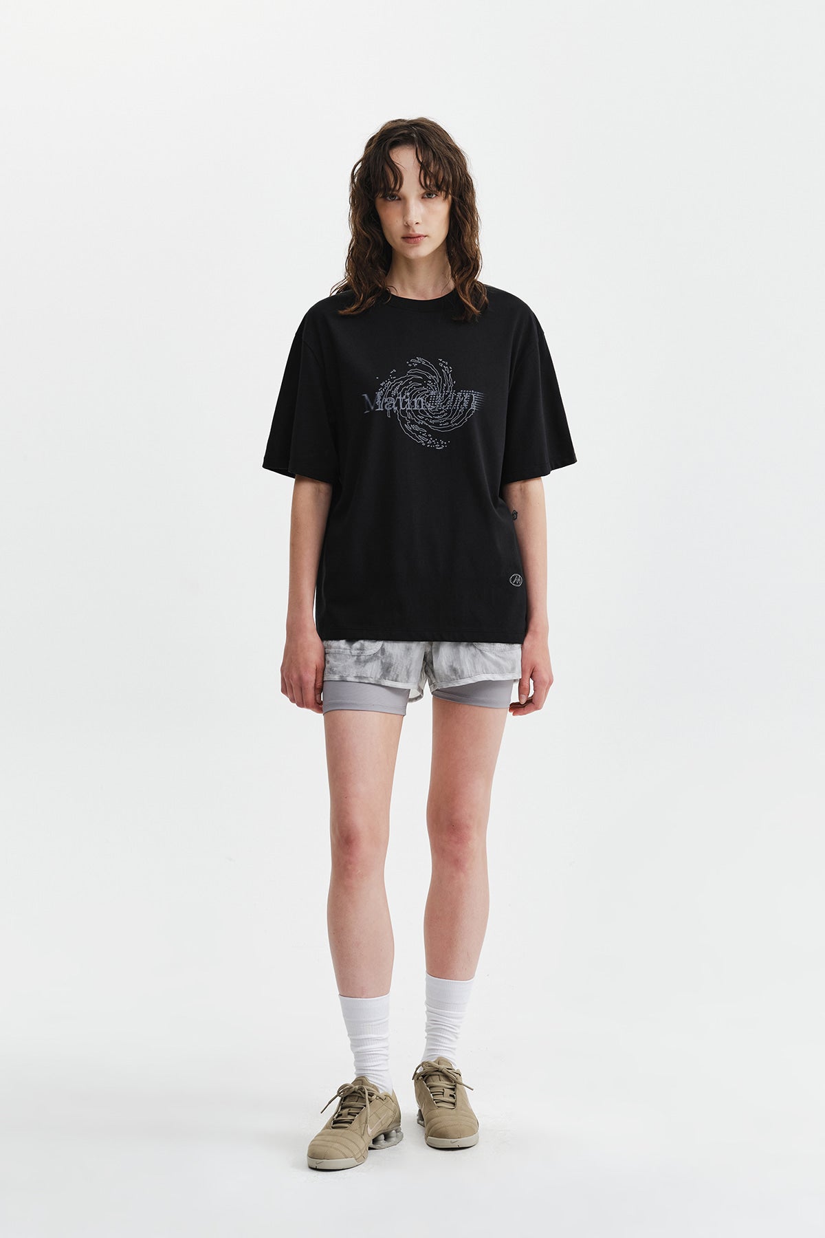 Matin Kim - Matin Pace Vortex Graffiti Top (Black) product image 10 | TRAB K-Fashion Australia