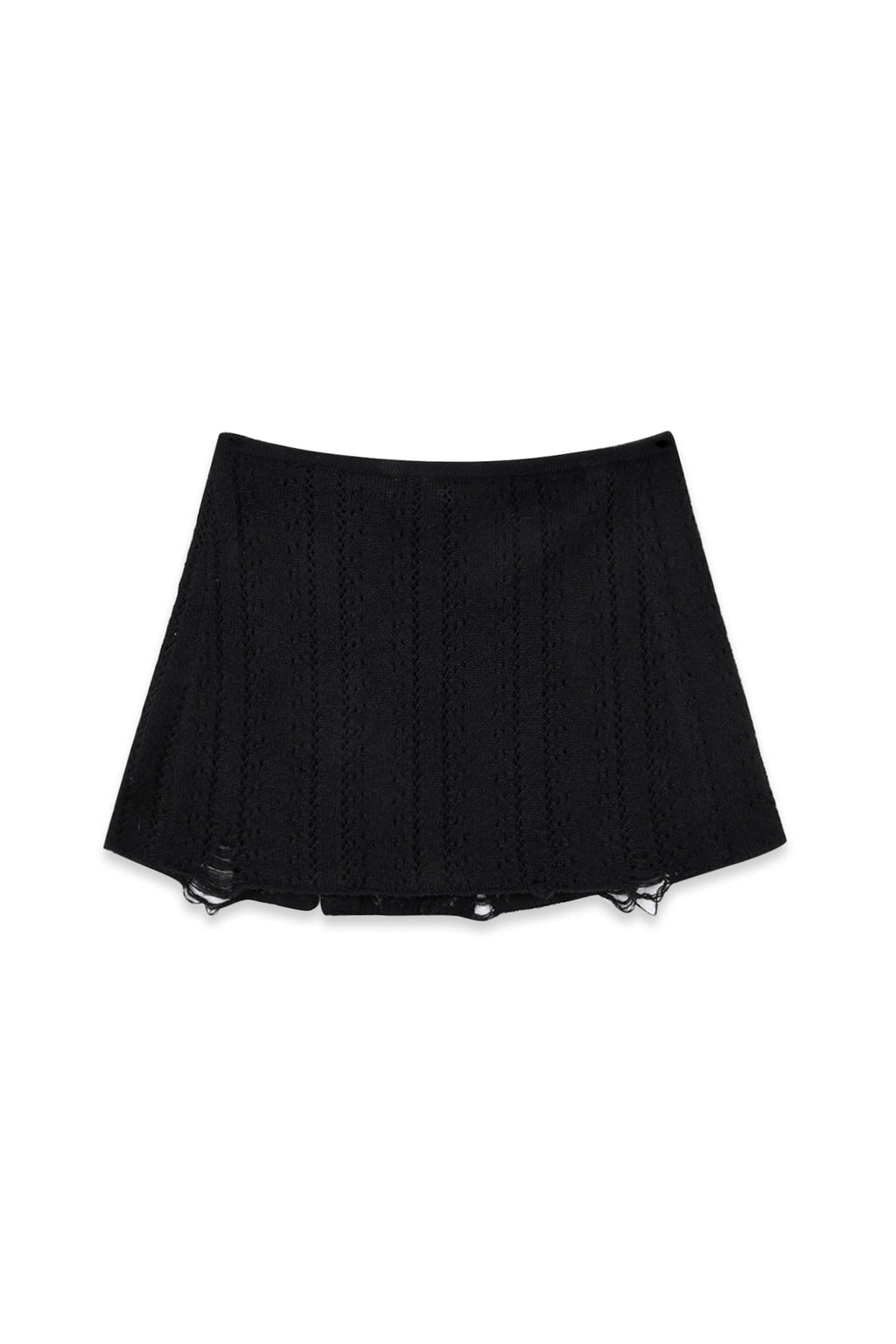 Matin Kim - Punching Wrap Mini Skirt (Black) product image 3 | TRAB K-Fashion Australia