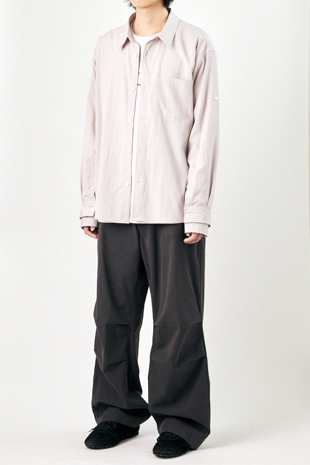 Hatchingroom - Double Sleeve Shirt Dusty (Pink) product image 13 | TRAB K-Fashion Australia