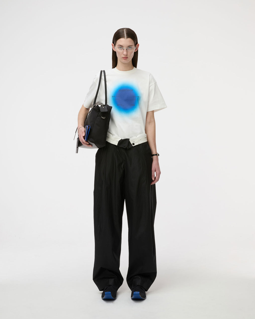 Ader Error - Eternity T-shirt Product. 46 (Z-Blue) product image 1 | TRAB K-Fashion Australia