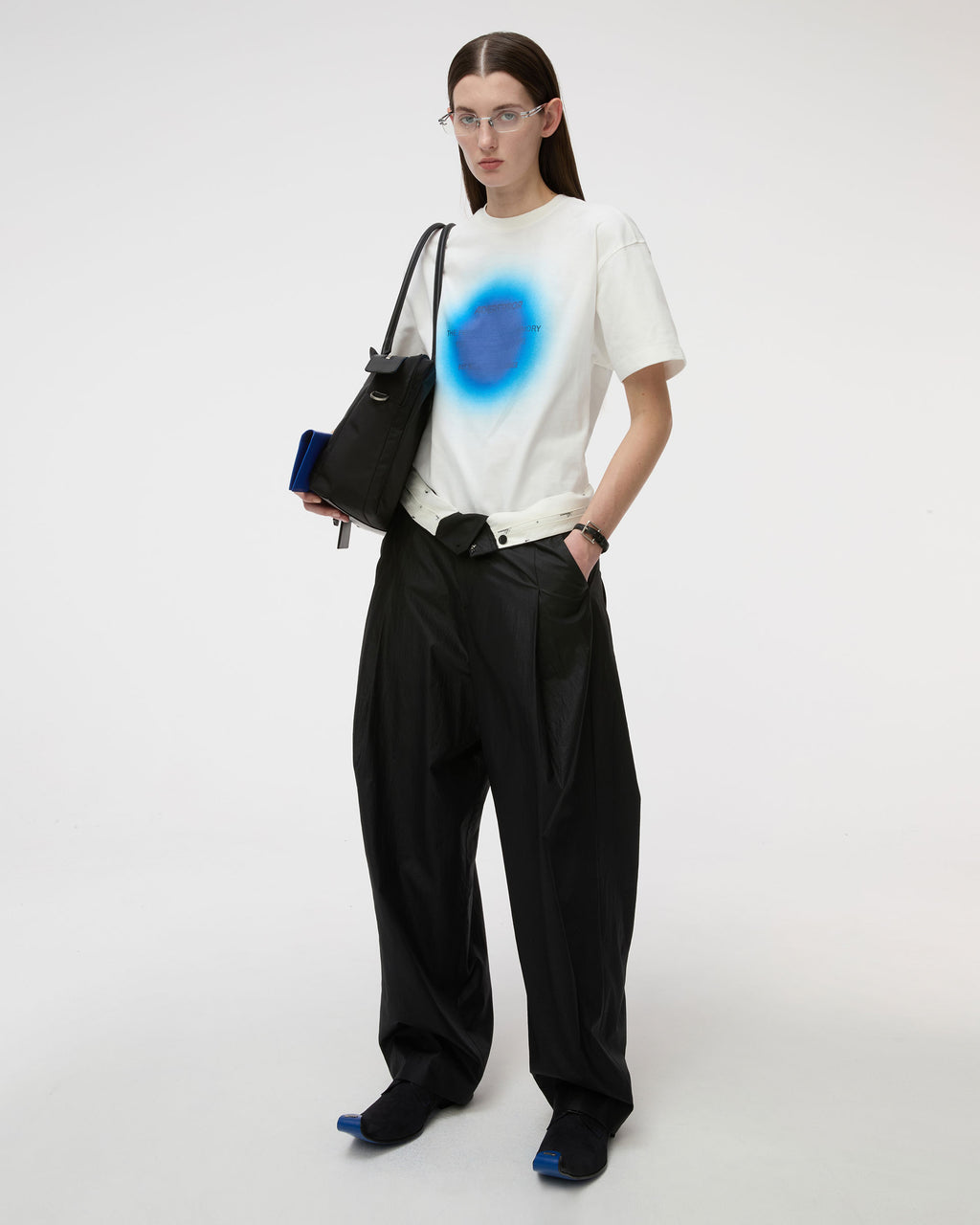 Ader Error - Eternity T-shirt Product. 46 (Z-Blue) product image 5 | TRAB K-Fashion Australia