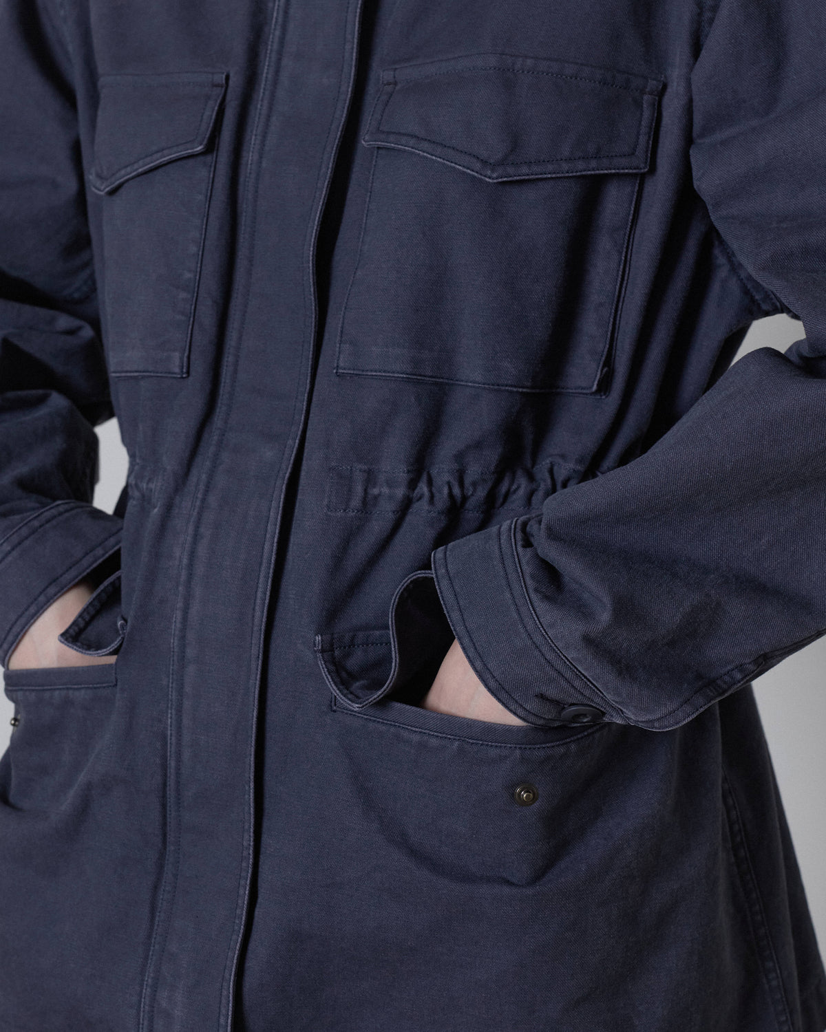 Brownyard - M-65 Field Jacket (Washed Navy) product image 4 | TRAB K-Fashion Australia