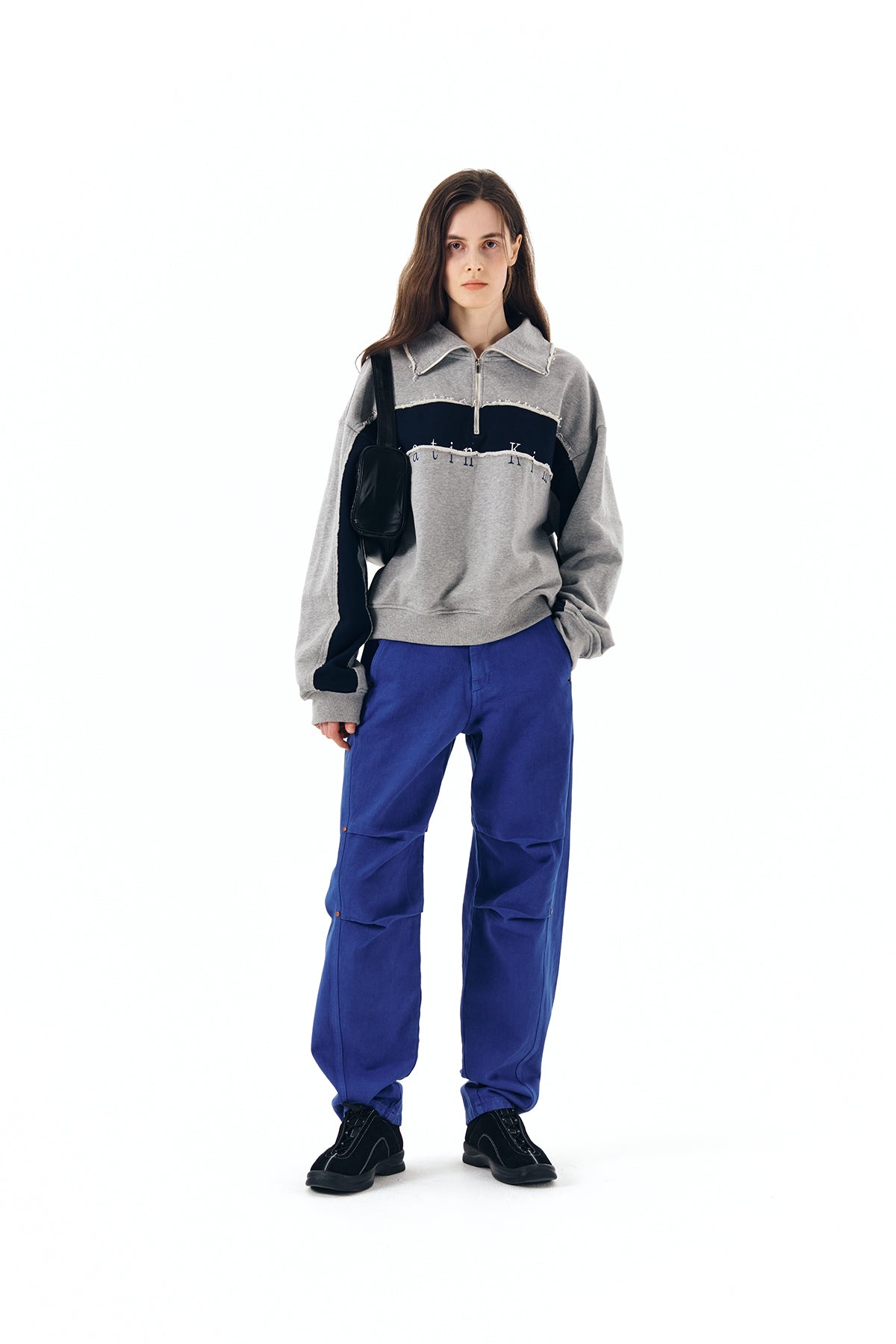 Matin Kim - Color Volume Denim Pants (Blue) product image 8 | TRAB K-Fashion Australia