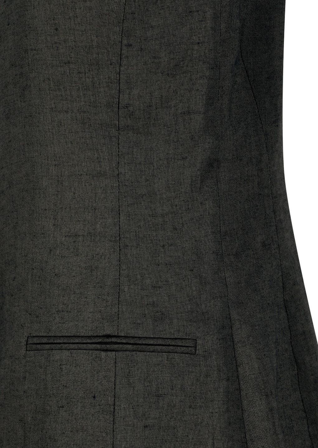 Amomento - Linen Curved Vest (Khaki Grey) product image 9 | TRAB K-Fashion Australia