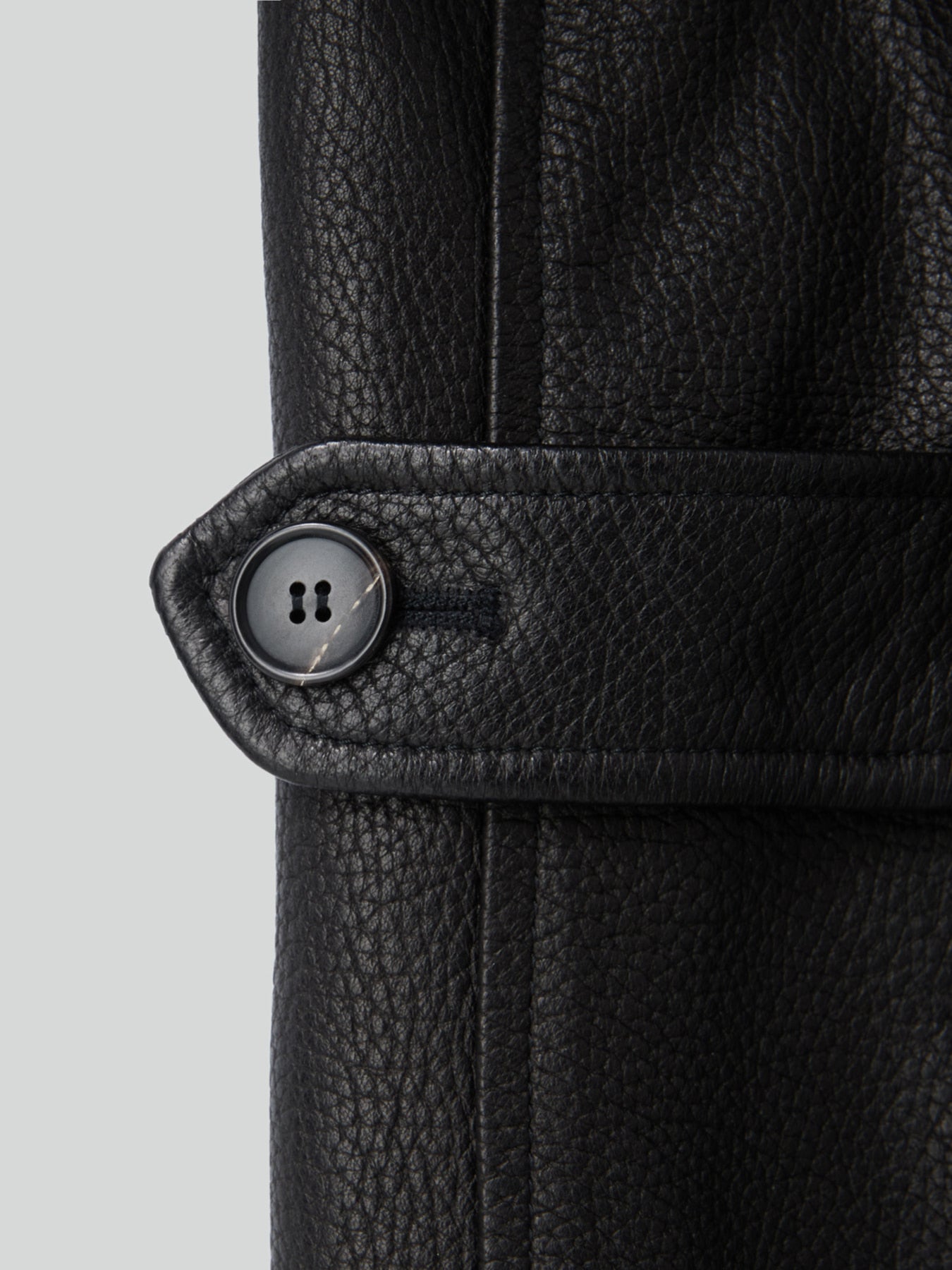 Recto - Vintage Leather Chore Jacket (Black) product image 7 | TRAB K-Fashion Australia