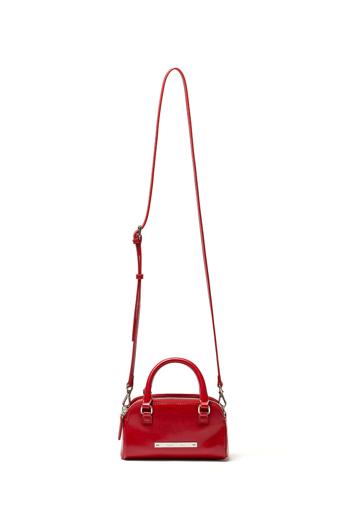 Matin Kim - Double Zipper Mini Cross Bag (Red) product image 3 | TRAB K-Fashion Australia