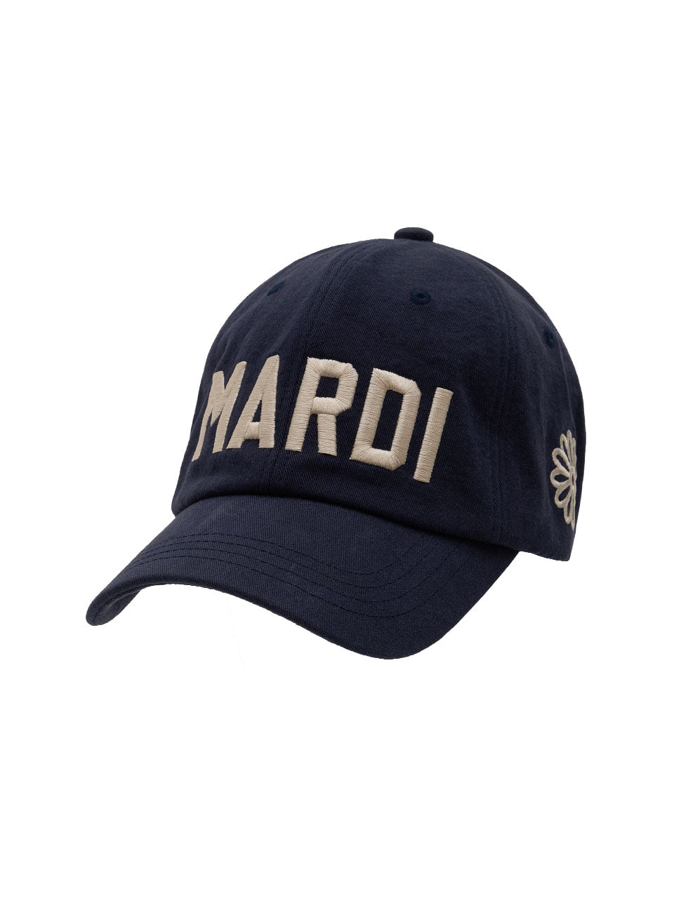 Mardi Mercredi - Cap Mardi Bold Logo (Navy Cream) product image 1 | TRAB K-Fashion Australia