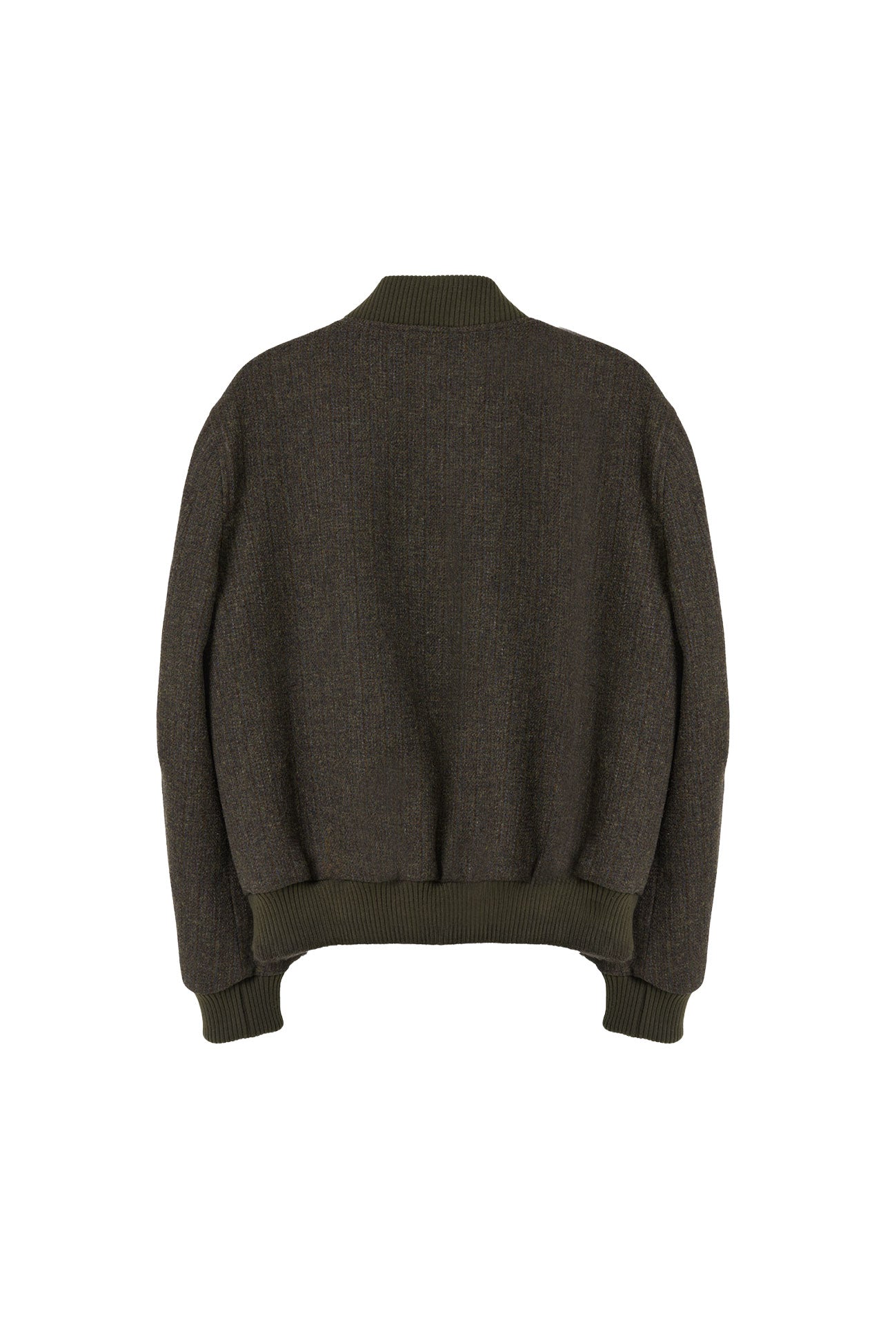 STU - Double Placket Varsity Jacket (Khaki) product image 17 | TRAB K-Fashion Australia