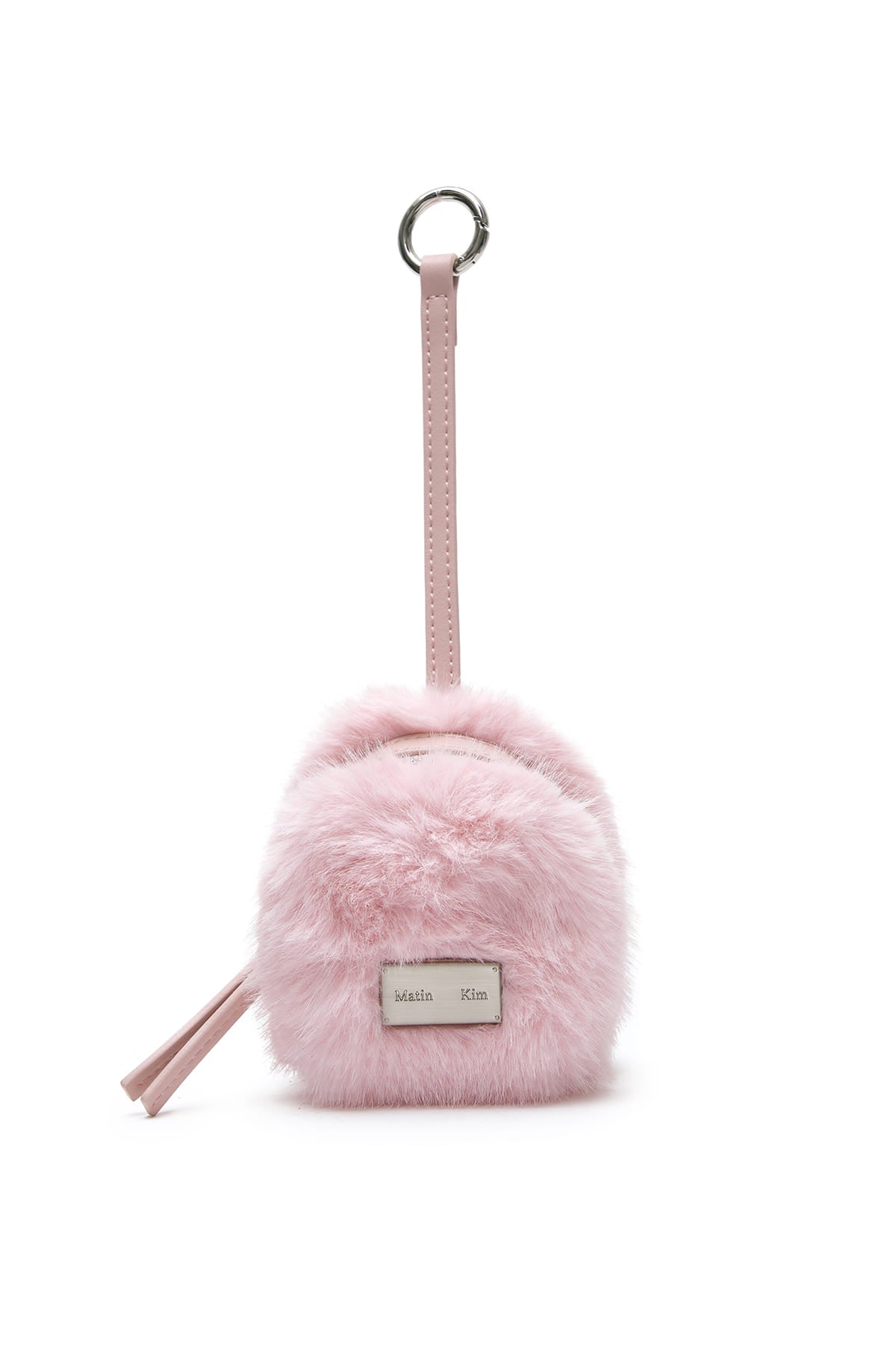 Matin Kim - Soft Fur Mini Cube Pouch (Pink) product image 1 | TRAB K-Fashion Australia