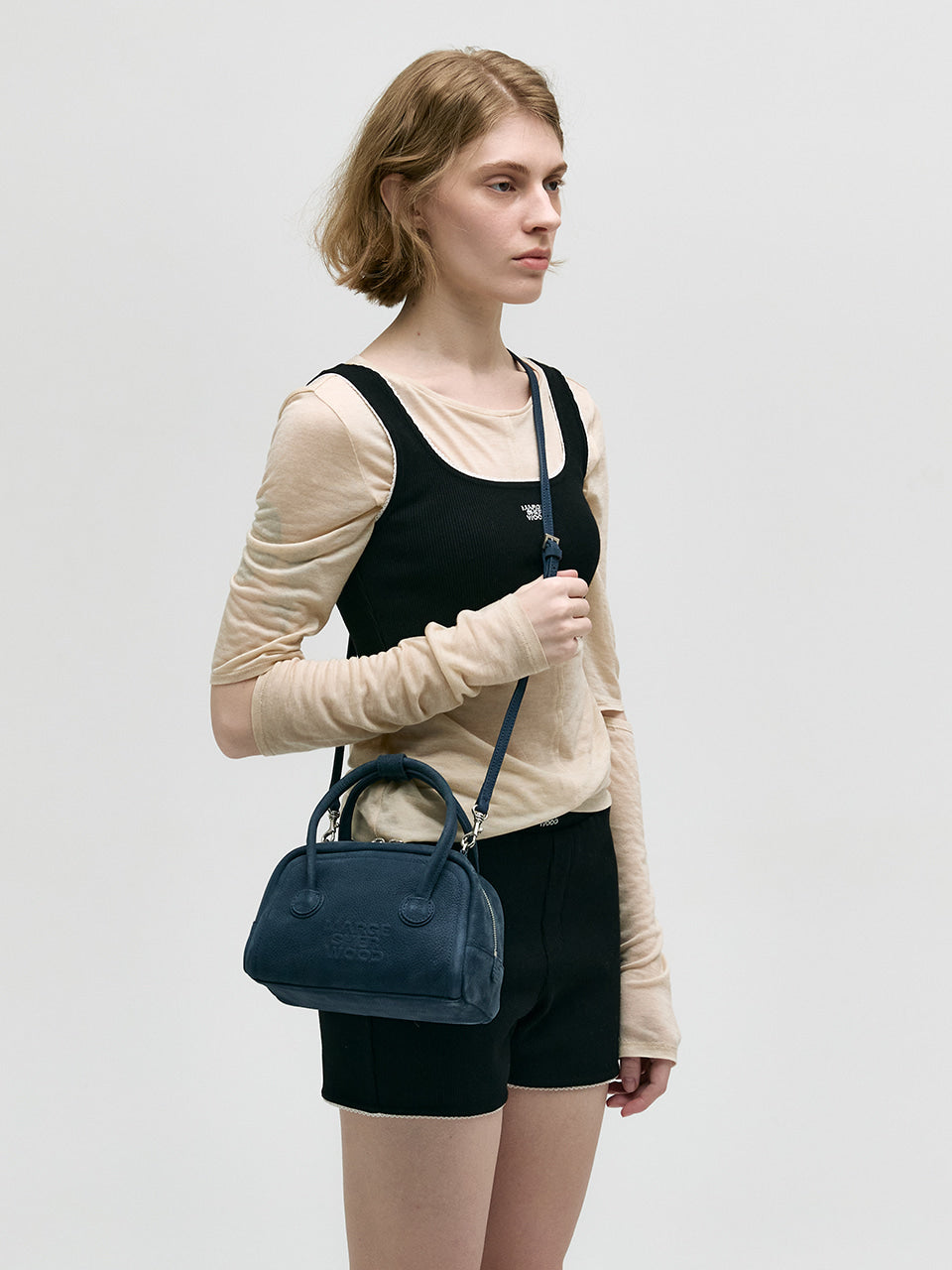 Marge Sherwood - Soft Tote Mini (Indigo Nubuck) product image 2 | TRAB K-Fashion Australia