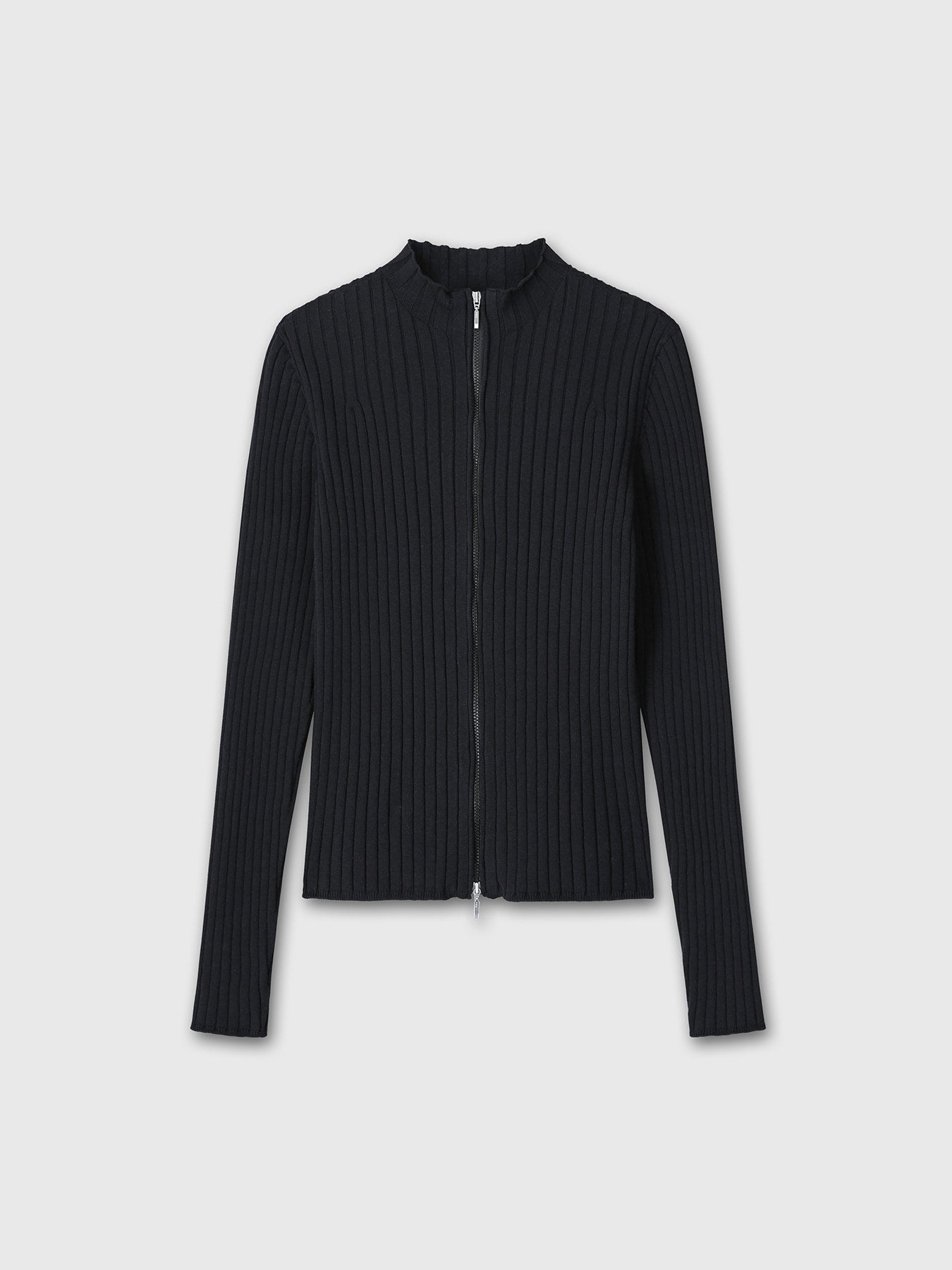 Tonywack - Cotton Ribbed Full Zip-Up (Black) product image 9 | TRAB K-Fashion Australia