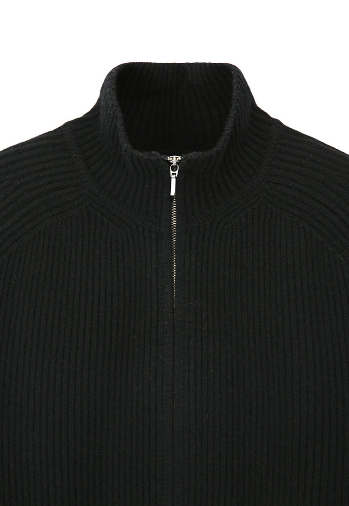 Art if acts - Cashmere Full Zip-up Jacket (Black) product image 10 | TRAB K-Fashion Australia