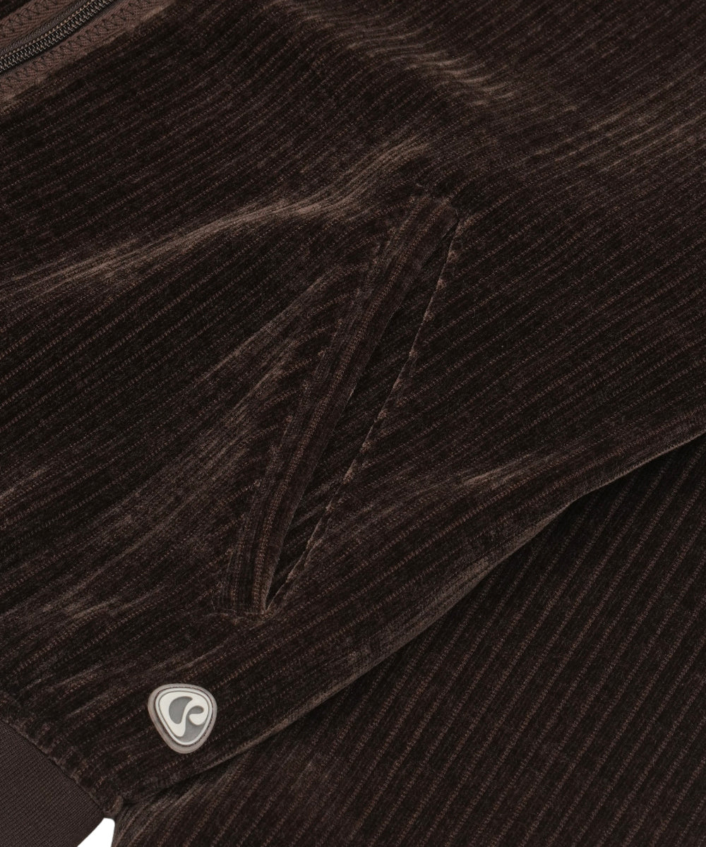 Coyseio - Velour Zip-Up Hoodie (Brown) product image 13 | TRAB K-Fashion Australia