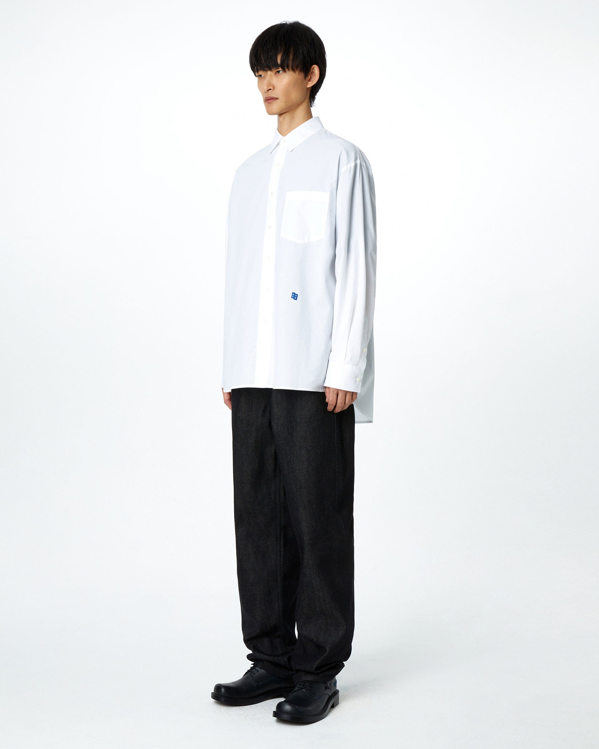Ader Error - Sig; BL Tag shirt 01 (White) product image 3 | TRAB K-Fashion Australia