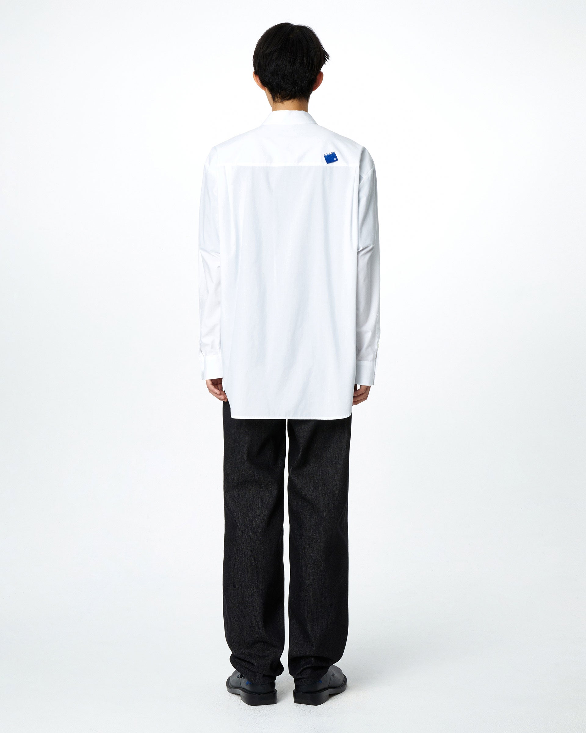 Ader Error - Sig; BL Tag shirt 01 (White) product image 4 | TRAB K-Fashion Australia