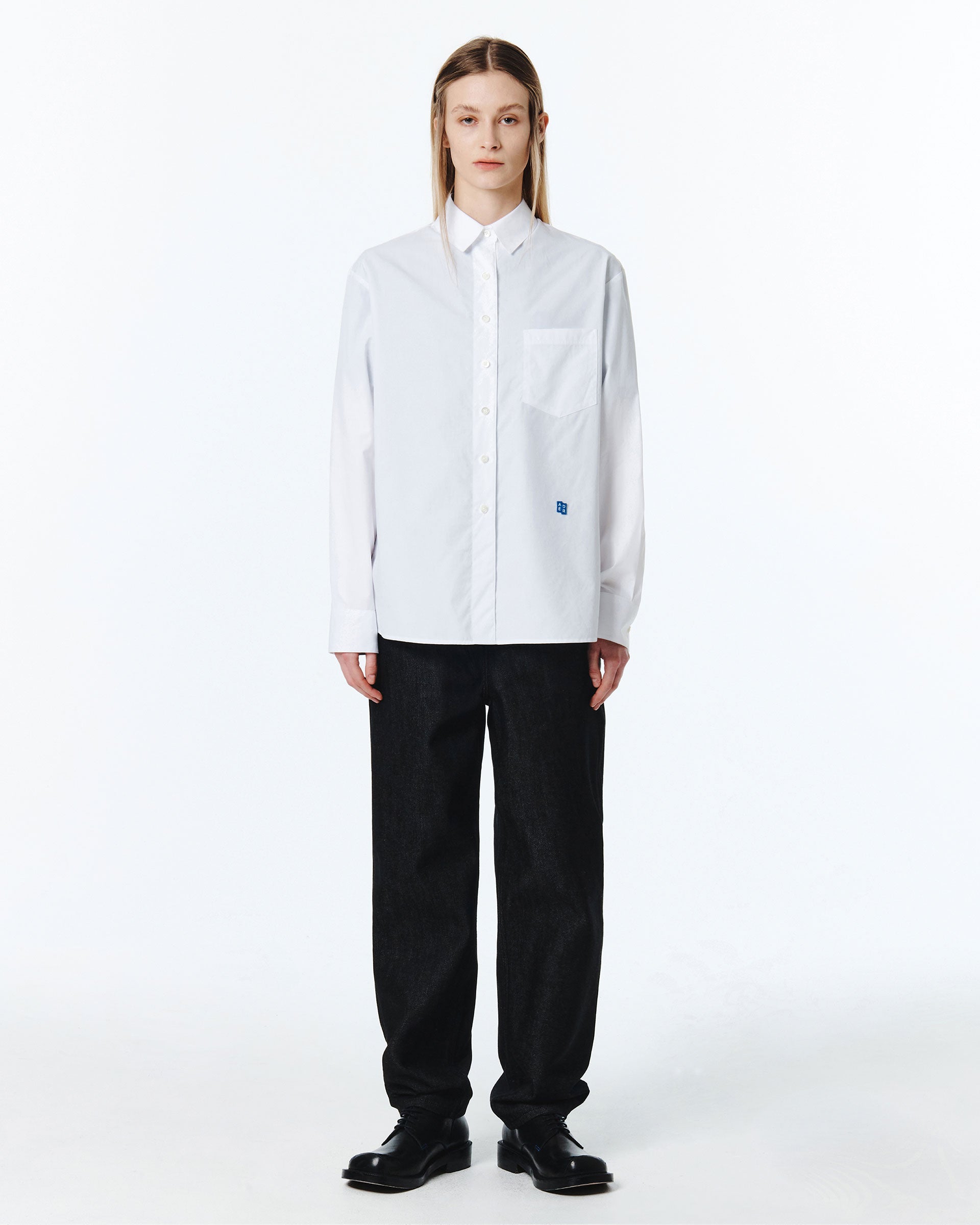 Ader Error - Sig; BL Tag shirt 01 (White) product image 5 | TRAB K-Fashion Australia