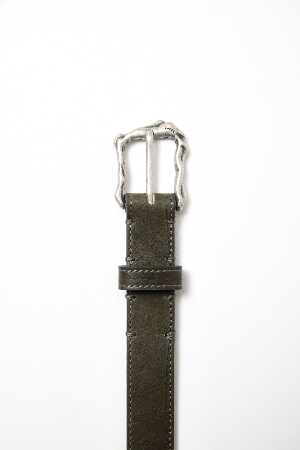 Hatchingroom - Rock Buckle Belt (Khaki) product image 3 | TRAB K-Fashion Australia