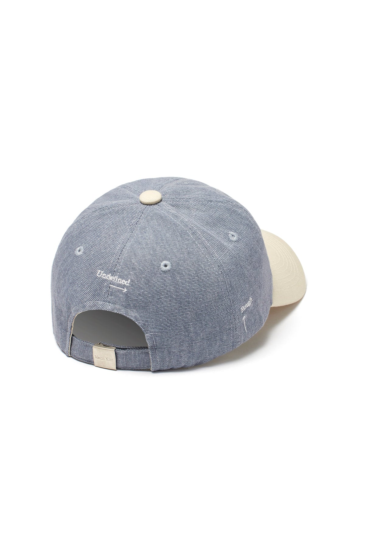 Matin Kim - Washed Oxford Two Tone Ball Cap (Beige) product image 3 | TRAB K-Fashion Australia