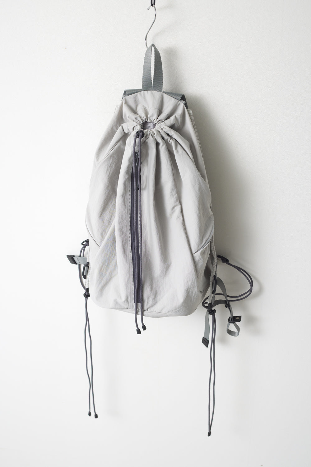 Hatchingroom - String Backpack Nylon Light (Grey) product image 7 | TRAB K-Fashion Australia