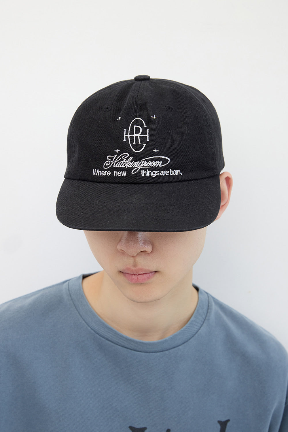 Hatchingroom - Logo Cap (Washed Black) product image 9 | TRAB K-Fashion Australia