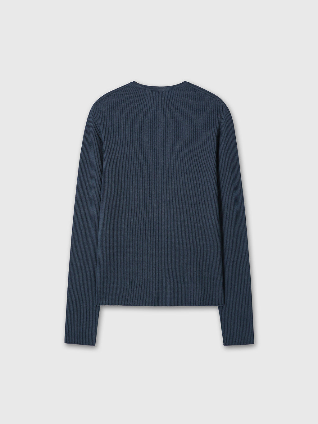 Tonywack - Super Fine Merino Wool Ribbed Cardigan (Slate Navy) product image 11 | TRAB K-Fashion Australia