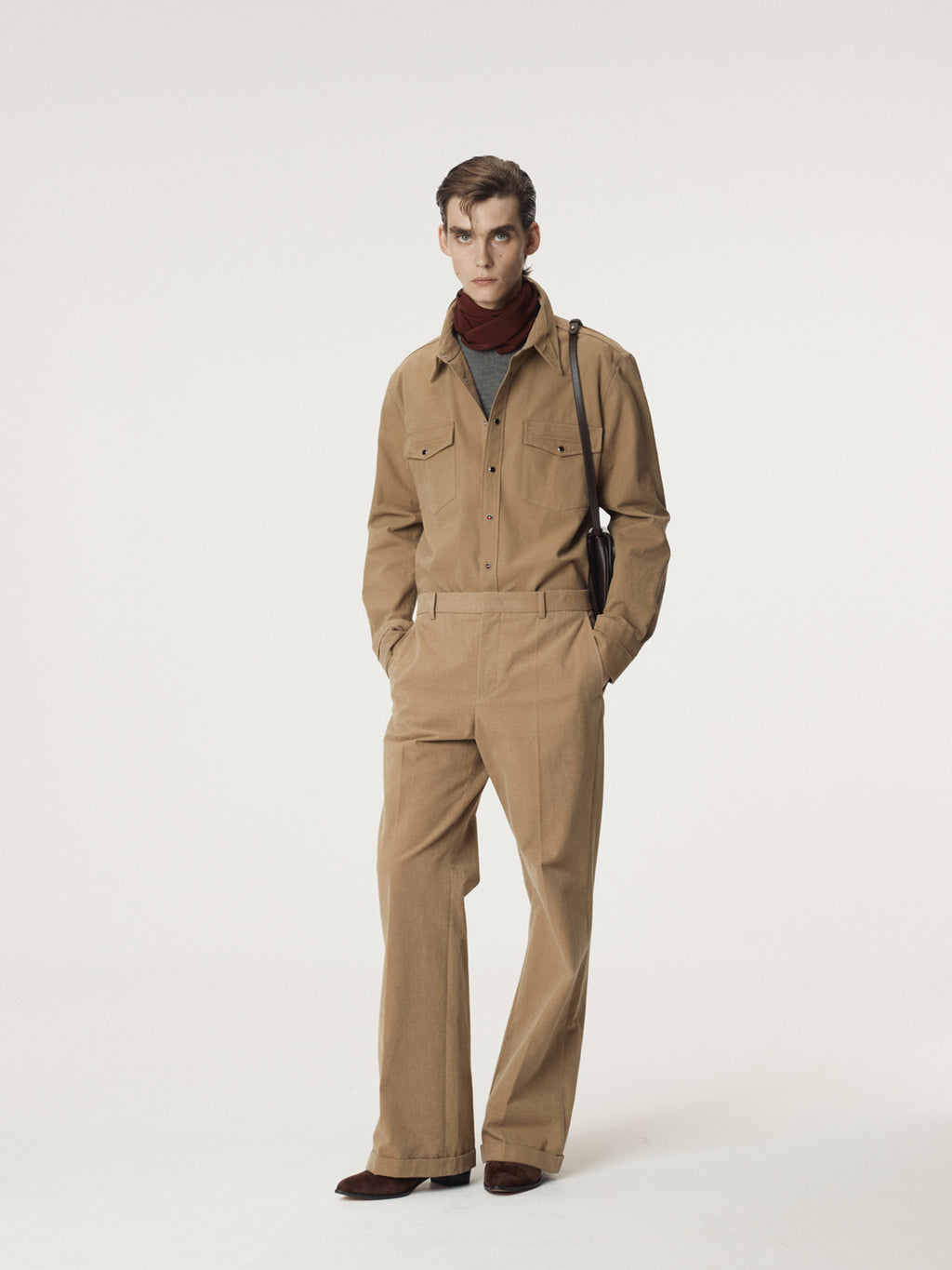 Recto - Crease Detail Western Shirt (Desert) product image 6 | TRAB K-Fashion Australia