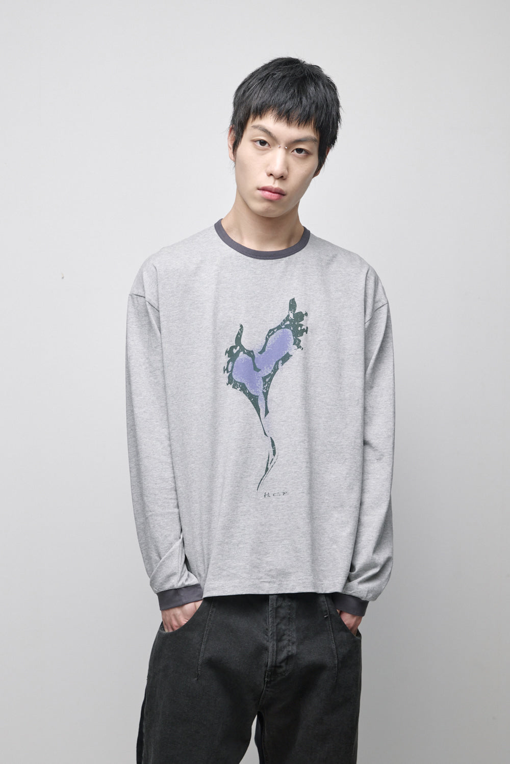 Hatchingroom - Sea Horse Heart Tee (M.Grey) product image 10 | TRAB K-Fashion Australia